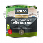 Finess steigerhoutbeits antraciet - 2,5 liter