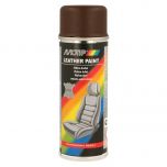 Motip leather spray - leer & vinyl lak - chocoladebruin (RAL 8017) - 200 ml