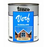 Tenco verf acryl zijdeglans crÃ¨mewit (RAL 9001) - 750 ml