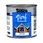 Tenco verf acryl zijdeglans wit (RAL 9010) - 250 ml