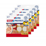 Tesa protect vilt wit - rond - zelfklevend - beschermend - 26 mm - 5 x 9 stuks