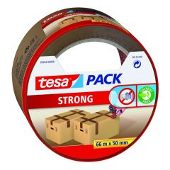 Tesa tesapack strong verpakkingstape bruin - 66 m x 50 mm 