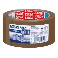 Tesa tesapack strong verpakkingstape eco bruin - 66 m x 50 mm 