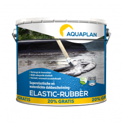 Aquaplan Elastic-Rubber - waterdichte dakcoating - super elastisch - eco - 12 kg