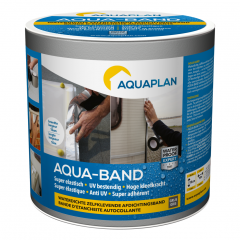 Aquaplan Aqua-Band Grijs - zelfklevende afdichtingsband - bestand tegen extreem weer - 10 m x 15 cm