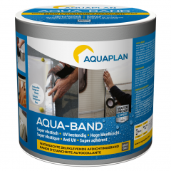 Aquaplan Aqua-Band Grijs - zelfklevende afdichtingsband - bestand tegen extreem weer - 5 m x 15 cm