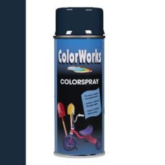 Motip Colorspray hoogglanslak staalblauw - 400 ml