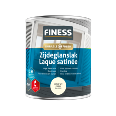 Finess Zijdeglanslak - Crème wit (RAL 9001) - 750 ml.