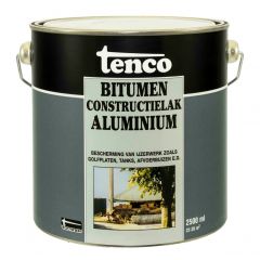 Tenco bitumen constructielak aluminium - 1 liter