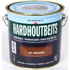 Hermadix hardhoutbeits mahonie - 2,5 liter