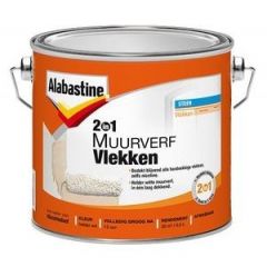 Alabastine muurverf 2in1 vlekken - 2,5 liter