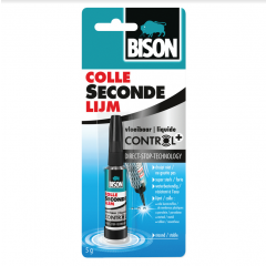 Bison secondelijm control+ - 5 gram (6314527)