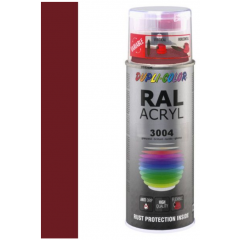 Dupli-Color acryllak hoogglans RAL 3004 purperrood - 400 ml
