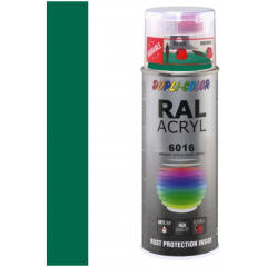 Dupli-Color acryllak hoogglans RAL 6016 turquoise groen - 400 ml