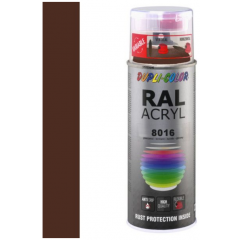 Dupli-Color acryllak hoogglans RAL 8016 mahonie bruin - 400 ml