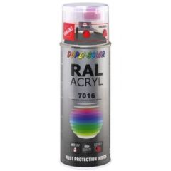 Dupli-Color acryllak zijdemat RAL 7016 antracietgrijs - 400 ml.