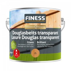 Finess douglas beits transparant - red wash - 2,5 liter