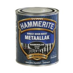 Hammerite direct over roest metaallak hamerslag zwart - 750 ml.