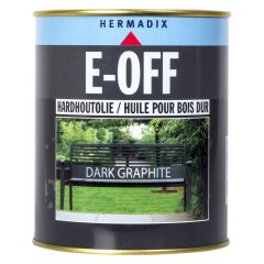 Hermadix E-Off hardhoutholie dark graphite - 750 ml.