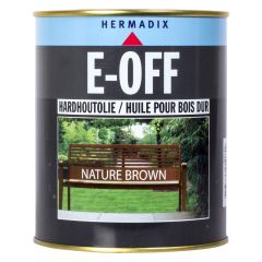 Hermadix E-Off hardhoutholie nature brown - 750 ml.