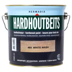 Hermadix hardhoutbeits white wash - 2,5 liter