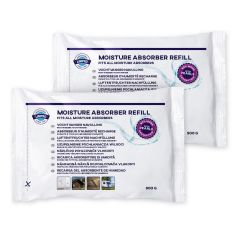 Limpro Moisture Absorber refill - 2 pieces - Pearls - absorbs up to 50% more moisture - 900 grams
