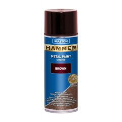 Maston Hammer - metaalverf - bruin - smooth - spuitlak - 400 ml
