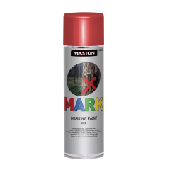 Maston Mark Marking Paint - Mat - Rood - Markeringsspray - 500 ml