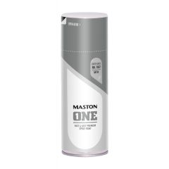 Maston ONE - Spuitlak - Zijdeglans - Stofgrijs (RAL 7037) - 400 ml