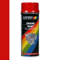 Motip engine paint / motorblokken lak rood (04091) - 400 ml.