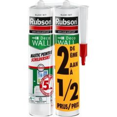 Rubson schilderskit duopack - acrylaatkit - direct overschilderbaar - 2 x 280 ml