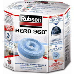 Rubson vochtopnemer Aero 360 navulling neutraal - 2 x 450 gram