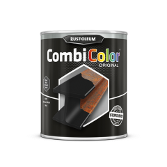 Rust-Oleum CombiColor Metaalverf 7378 - mat - zwart - 750 ml 