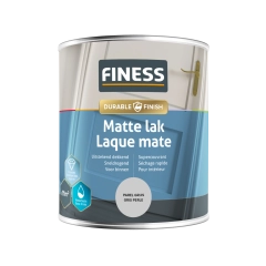 Finess Matte Lak Waterbasis - Parel grijs - 750 ml.