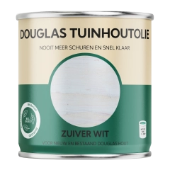 Douglas Tuinhoutolie - zuiver wit - douglas olie - biobased - 750 ml