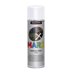 Maston Mark Marking Paint - Mat - Wit - Markeringsspray - 500 ml