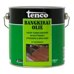 Tenco bangkirai olie - 2,5 liter